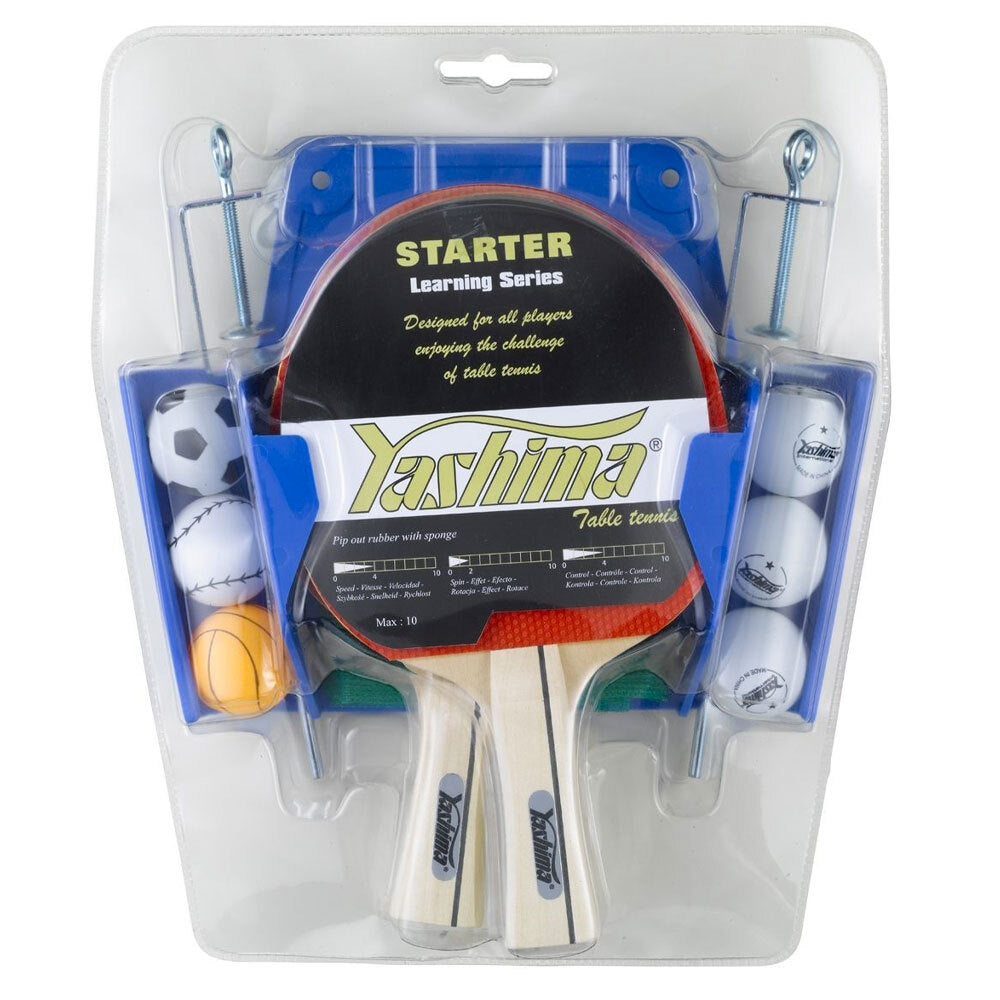 Yashima Starter Table Tennis/Ping Pong Learning Series Set With Hanger