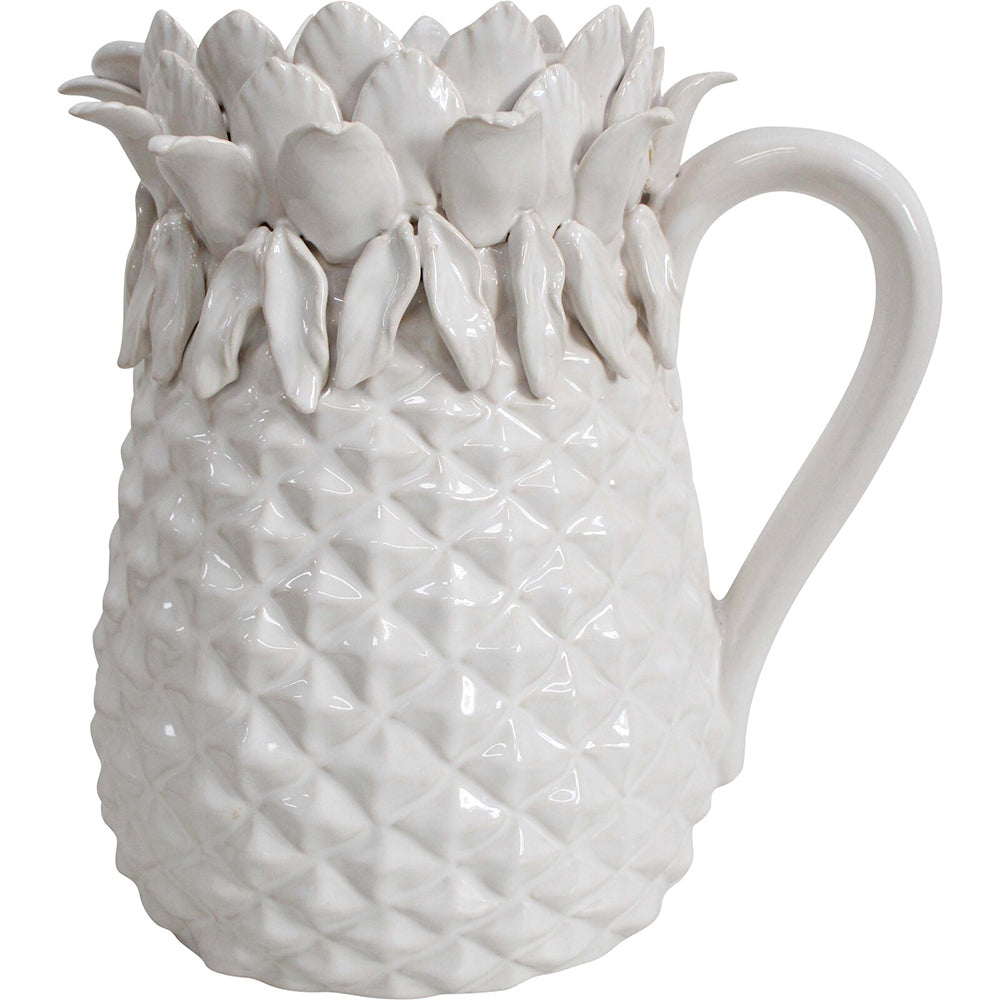 LVD Pineapple Jug Ivory Decorative Tabletop Home/Kitchen Tableware/Serveware