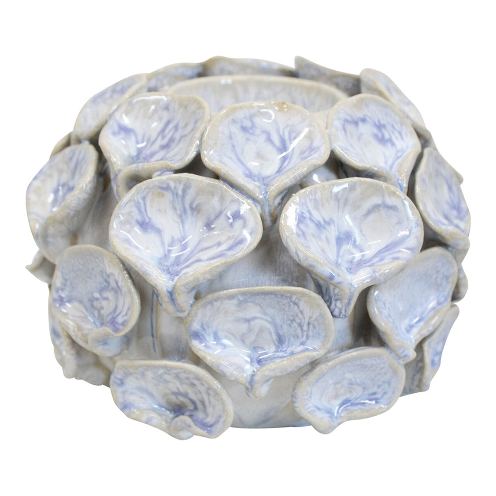 LVD Ceramic 11cm Pillar/Tealight Candle Holder Succulent Lagoon Home Decor Blue — image 5