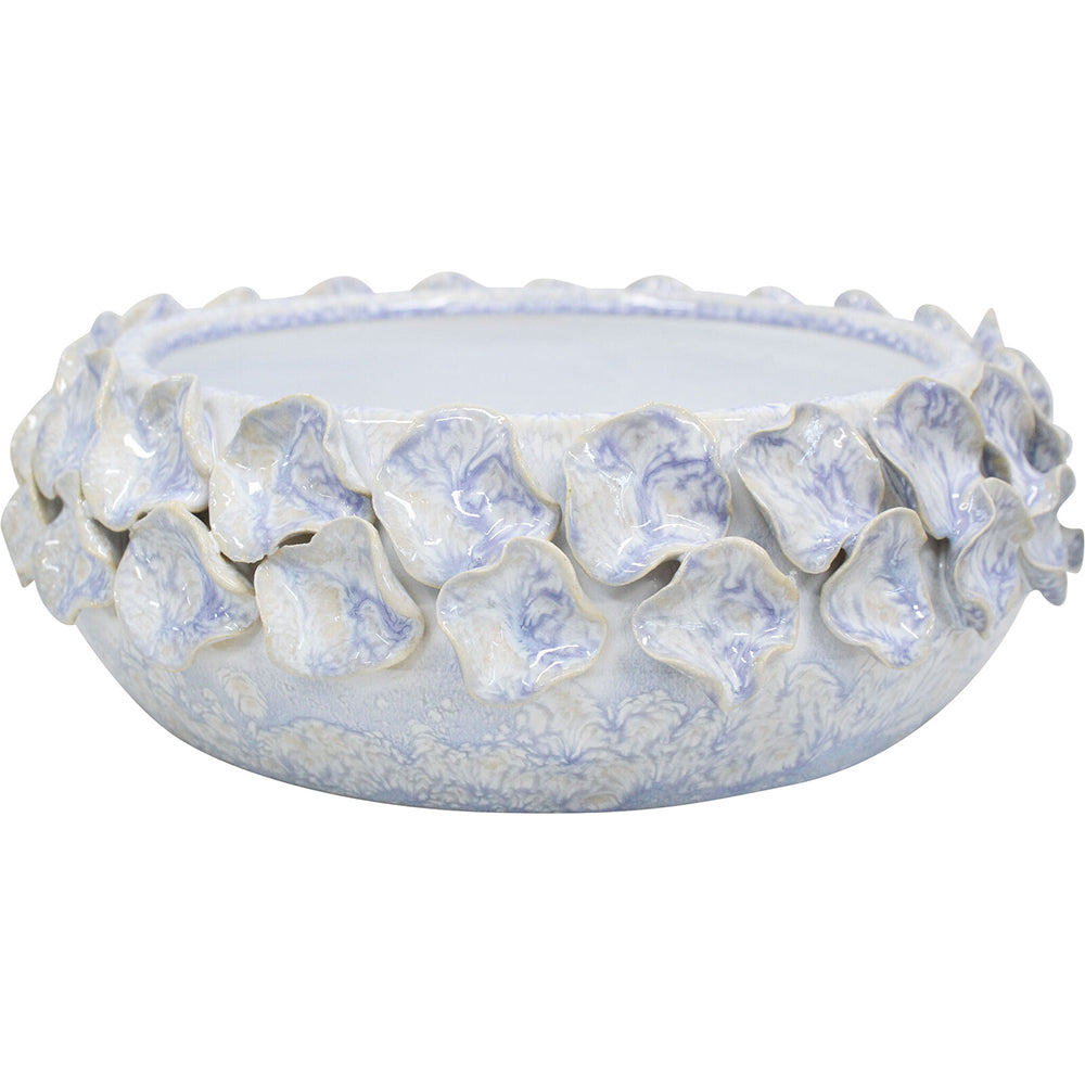 LVD Ceramic Bowl Shell Disc Decorative Tabletop Display Ornament Home Decor
