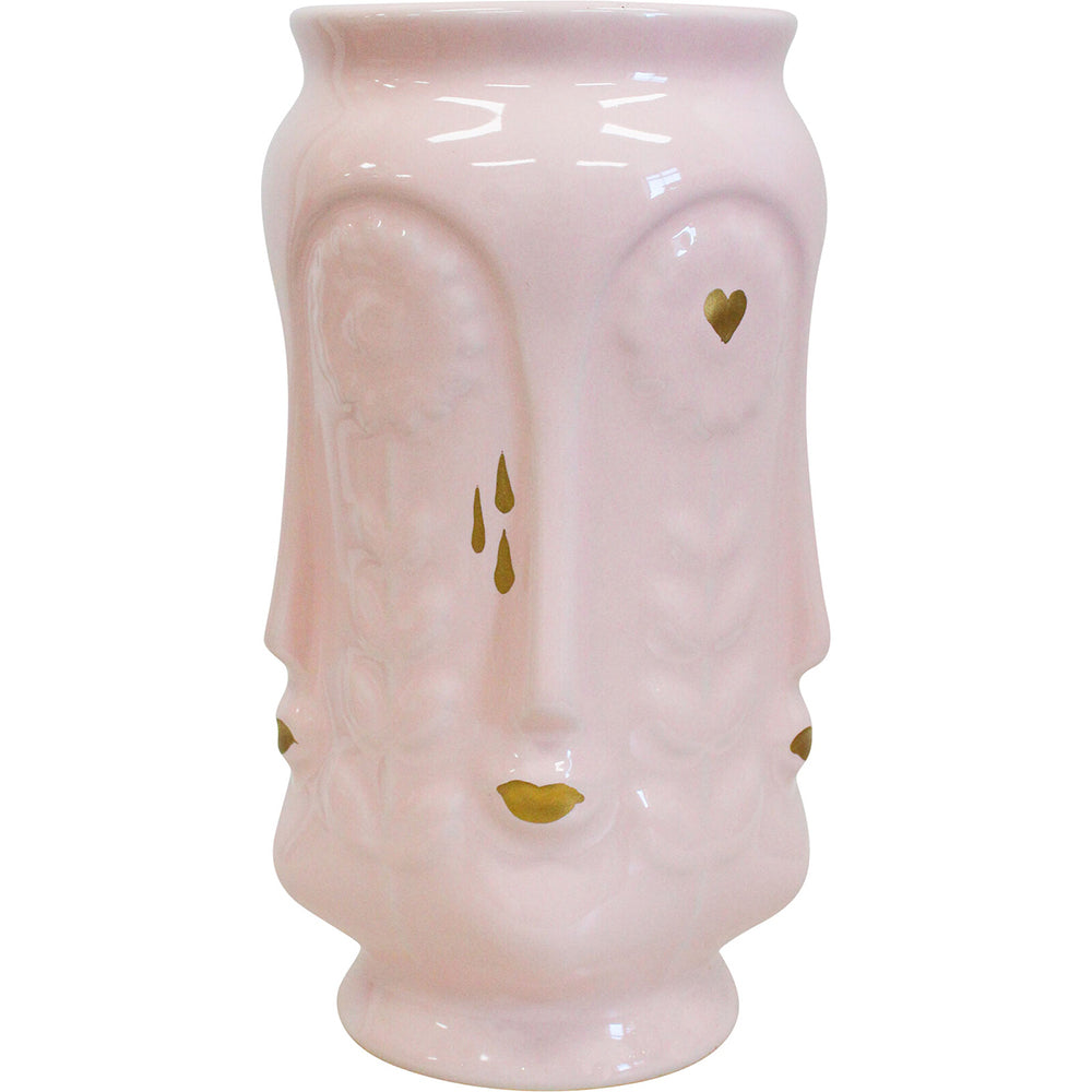 LVD Ceramic Flower Vase Sunflower Kiss Crepe Decorative Tabletop Home Decor