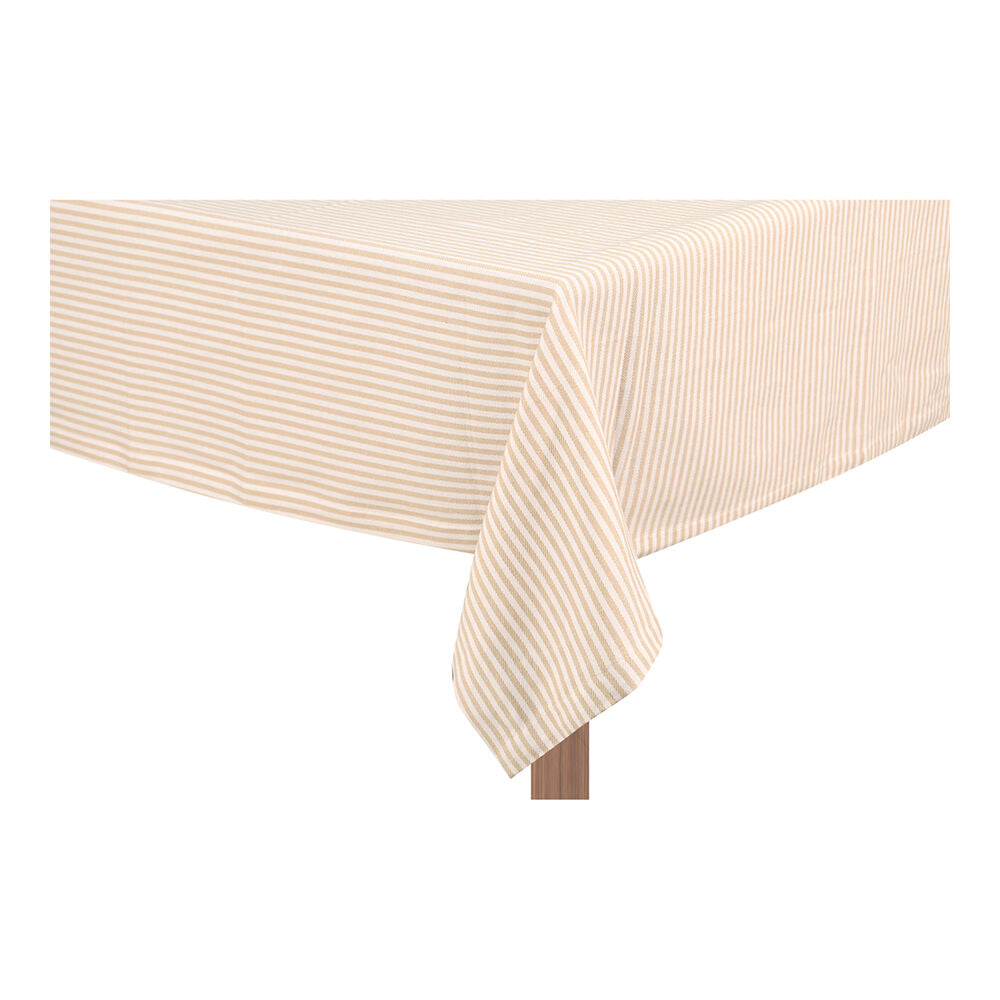 Nf-Home & Entertaining Essentials NF Home & Entertaining Essentials Maison Table Cloth 150x180cm Striped Beige — image 2