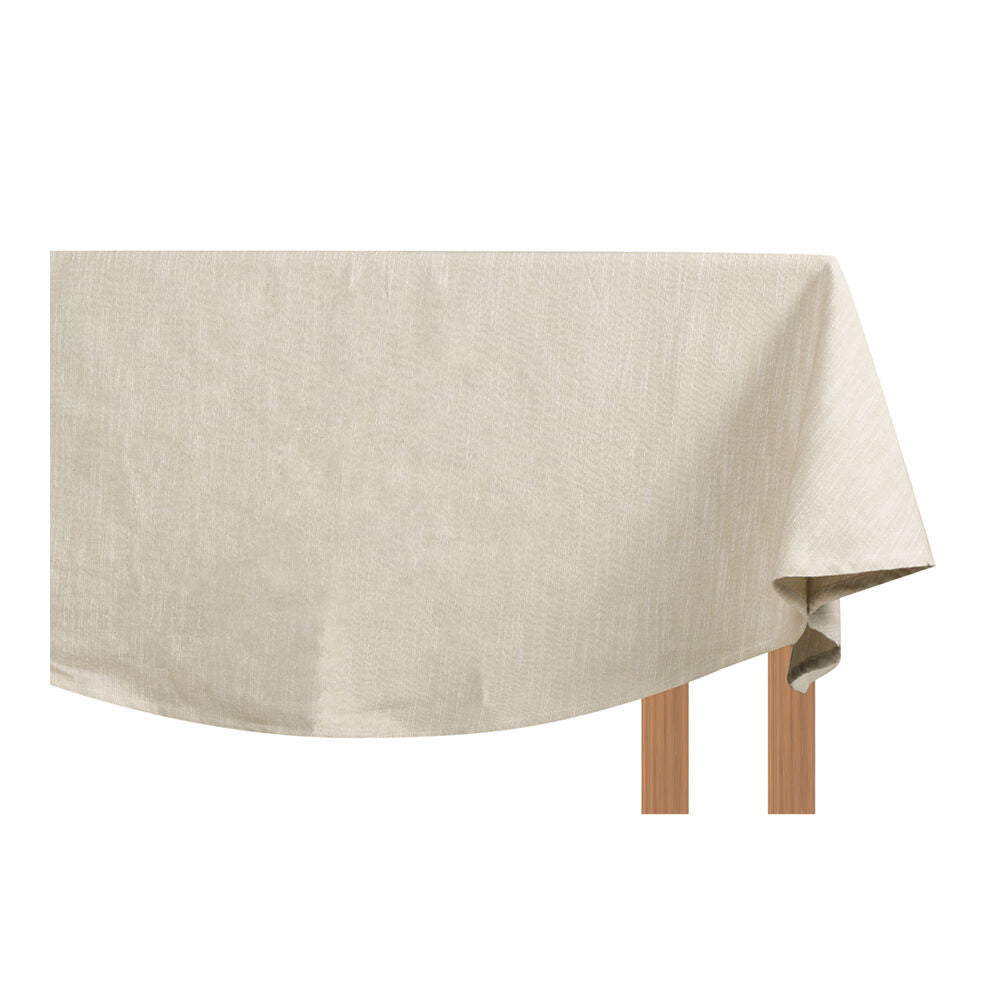 Nf-Home & Entertaining Essentials NF Home & Entertaining Essentials Elysian Round Table Cloth 180cm Solid Taupe