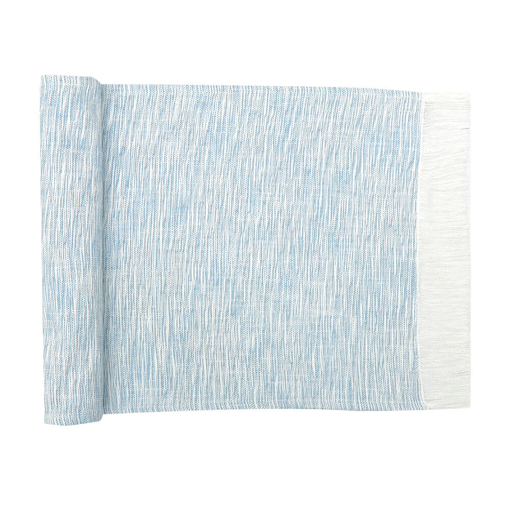 Nf-Home & Entertaining Essentials NF Home & Entertaining Essentials Cascade Table Runner 35x250cm Woven — Blue
