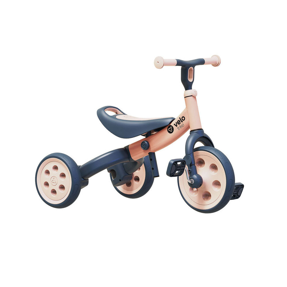 Yvolution Velo Trike/Balance Bike 2-in-1 Kids/Children Ride-On Toy Peach 18m+