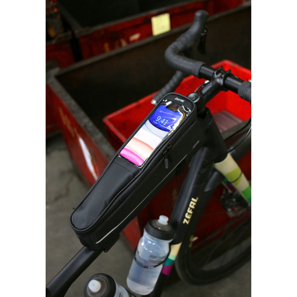 Zefal Console Pack T3 Top Tube Bicycle Frame Mounted Bag Storage Carrier BLK — image 3