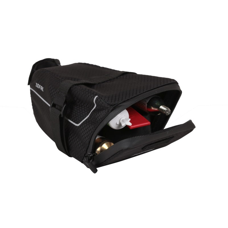 Zefal Bicycle/Bike Saddle Bag Z Light Pack Large Water Resist Zip w/Double Strap — image 3