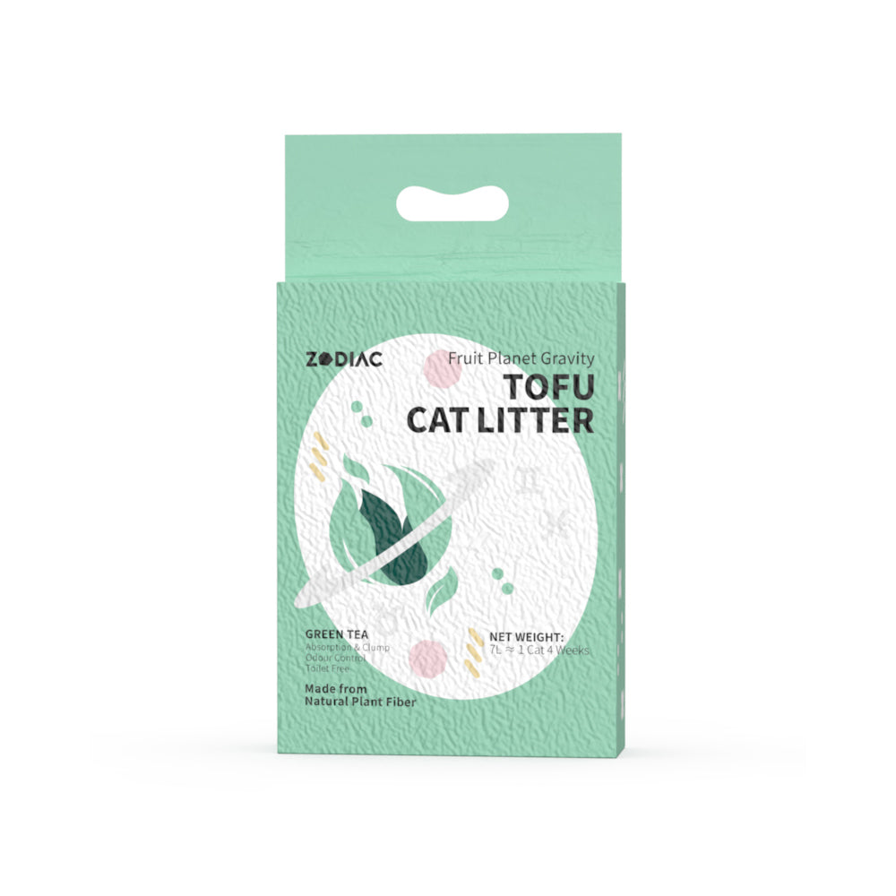 Zodiac 7L/2.5kg Fruity Tofu Soy Pulp Pet Cat Litter Absorbent/Clumping Green Tea