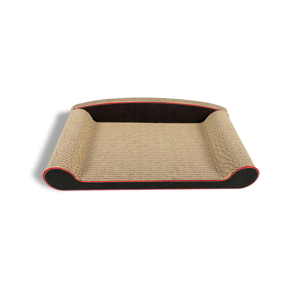 Zodiac Pet Cat 24.5x50cm Sofa Chair Scratcher Furniture Scratching Bed Black — image 5