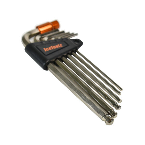 Icetoolz 2-8mm Hex Key Wrench Set 4/5/6mm Ball Ended Tool Kit for Bicycle/Bike — image 2