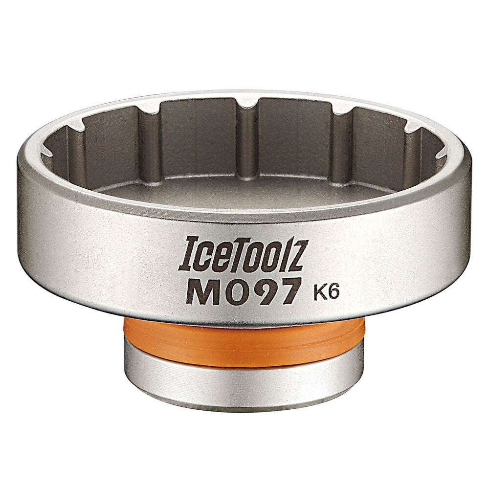 Icetoolz 5.3cm BB Tool Bike Repair Ratchet Wrench for 46mm-12T BSA30 Adaptor SLV — image 2
