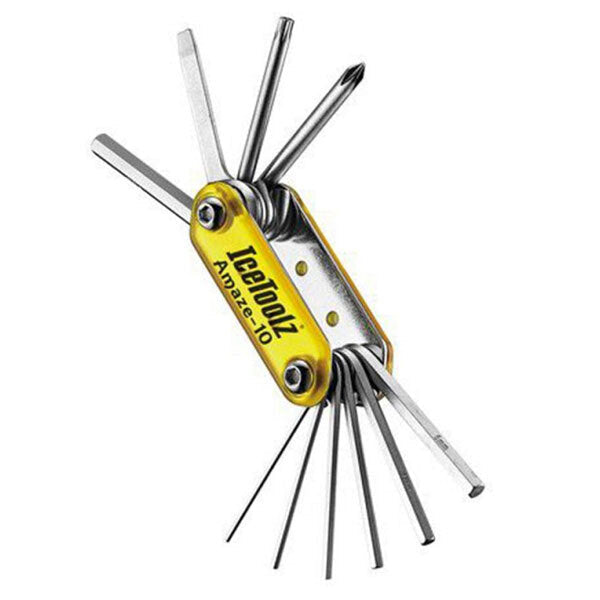 Icetoolz Multi Tool Set Amaze 10 Portable Cycling Repair Kit for Bicycle/Bike