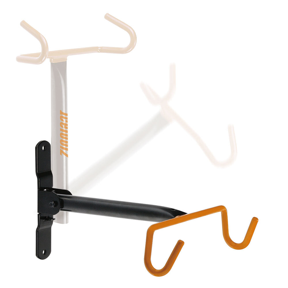 Icetoolz 40.6cm Bull Storage Organiser Bike/Bicycle Wall Mount Hook Hanger Rack — image 2